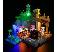 Set di luci a LED compatibile con Lego 21189 The Skeleton Dungeon (nessun modello), set di illuminazione decorativa compatibile con Lego The Skeleton Dungeon giocattolo creativo