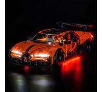 Set di luci a LED compatibile con Lego 42222 Bugatti Chiron Pur Sport Hypercar (nessun modello), set di illuminazione decorativa compatibile con Lego Bugatti Chiron Pur Sport Hypercar