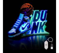 Set di luci a LED compatibile con Lego 43008 Nike Dunk x Set (non un modello), interruttore touch dimmer set di illuminazione decorativa compatibile con Lego Nike Dunk x Set 43008 giocattolo creativo