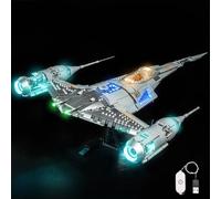 Set di luci a LED compatibile con Lego 75442 The Mandalorian's N-1 Starfighter (senza modello), set di illuminazione decorativa compatibile con mattoncini Lego The Mandalorian's N-1 Starfighter