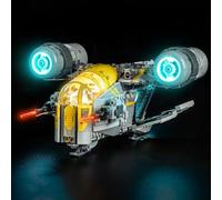 Set di luci a LED compatibile con Lego 75447 The Razor Crest (senza modello), set di illuminazione decorativa compatibile con Lego The Razor Crest modello di mattoncini