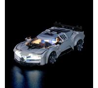 Set di luci a LED compatibile con Lego 77240 Bugatti Centodieci Hyper Sports Car (nessun modello), set di illuminazione decorativa compatibile con Lego Bugatti Centodieci Hyper Sports Car giocattolo