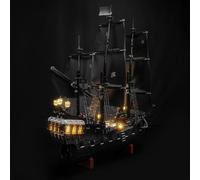 Set di luci a LED compatibile con Lego Captain Jack Sparrow Pirate Ship 10365 (nessun modello), set di illuminazione decorativa compatibile con Lego Captain Jack Sparrow's Pirate Ship giocattolo