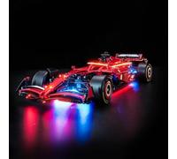 Set di luci a LED compatibile con Lego Ferrari SF-24 F1 Car 42207, set di illuminazione decorativa creativo