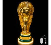 Set di luci a LED compatibile con Lego FIFA World Cup Official Trophy 43020 (non un modello), set di illuminazione decorativa compatibile con Lego 43020 FIFA World Cup Official Trophy
