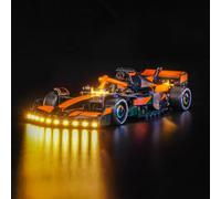 Set di luci a LED compatibile con Lego McLaren F1 Team MCL38 Race Car 77251 (senza modello), set di illuminazione decorativa compatibile con Lego McLaren F1 Team MCL38 Race Car giocattolo creativo