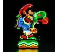 Set di luci a LED compatibile con Lego Super M'ario World: M'ario 71438 (non modello), set di illuminazione decorativa compatibile con il giocattolo creativo Super M'ario World M'ario 71438