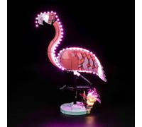 Set di luci a LED compatibile con Lego Wild Animals: Pink Flamingo 31170 (senza modello), illuminazione decorativa