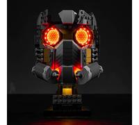Set di luci a LED per casco Lego 76251 Star-Lord's, set di illuminazione a LED per casco Lego Infinity SAGA Star-Lord's, luci giocattolo creative per adulti