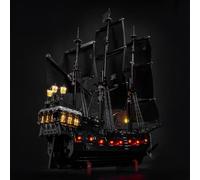 Set di luci a LED per telecomando compatibile con Lego Captain Jack Sparrow's Pirate Ship 10365 (nessun modello), set di illuminazione decorativa compatibile con Lego Captain Jack Sparrow's Pirate