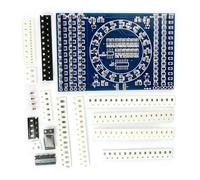 Set di luci a LED rotanti con 125 componenti elettronici e 274 giunti di saldatura, strumento educativo per la pratica di saldatura, set di elettronica educativa