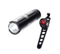 Set di luci anteriori e posteriori a LED ricaricabili Cateye Volt 100XC / ORB