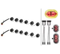 Set Di Luci Di Posizione Anteriore 12 V 6 W LED Trasparente HELLA