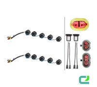 HELLA 2PT 010 458-701 LED-Kit luce guida diurna, LEDayFlex, 12/24V, rotondo, Montaggio, interno, colore diffusore luce cristallino, Cavo 120mm, Frontale d. veicolo, Serie / Kit