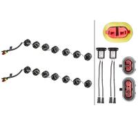 Set Di Luci Diurne Anteriore 12 V 6 W LED Trasparente HELLA Per DAF VOLVO
