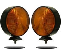 Set Di Luci Double Face Con Corpo Nero Adatto Per Rimorchio E Universale