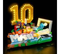 Set di Luci LED Compatibile con Lego 43011 Lionel Messi - Soccer Highlights (Nessun Modello), Set di Illuminazione Decorativa Compatible with Lego Lionel Messi - Soccer Highlights Mattoncini Modello