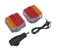 Set Di Luci LED SMD Wireless Magnetico A 13 Pin Per Rimorchio 2pc TB183LEDW