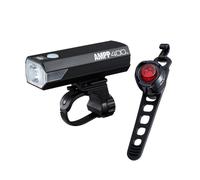 Set di luci per bici ricaricabili Cateye AMPP 400 / ORB