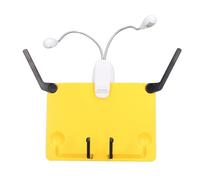 Set di Luci per Leggio, Lampada da Lettura con Clip, Angolo Regolabile, Supporto per Tablet Portatile, Robusta Plastica ABS