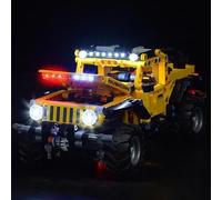 Set di luci per modello Technic Jeep Wrangler Building Blocks - Kit luci a LED compatibile con Lego 42122 (non incluso il modello) (versione standard)