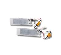 Set Di Luci Per Targa LED Per Vauxhall Adam 13-19 Coppia Di Lampade Posteriori