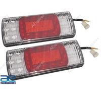 Set Di Luci Posteriori A LED 24V Per Camion Rimorchio Universale @UK