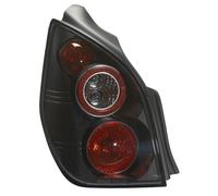 Set di luci posteriori compatibile con Citroën C2 2002-2009 - JDM Nero