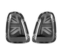 Set Di Luci Posteriori LED Union Jack Nero Trasparente Per Mini One Cooper 07-10