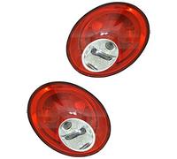 Set di luci posteriori posteriori destro e sinistro per modello New Beetle (9C1/1C1/1Y7) anno di costruzione: 08/2005-12/2011 plastica con supporto per lampada