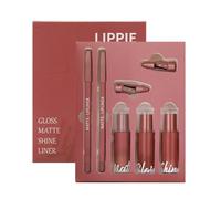 Set Di Lucidalabbra E Per Labbra | Impermeabile per Labbra | Trucco per a | Per Donne, Ragazze, Viaggio, Business, Trasferta, Palco, Appuntamento, Riunione, Shopping