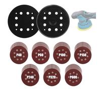 Set di lucidatura auto da 105 pezzi, lucidante cromato per auto, disco di lucidatura con diametro 125 mm, adatto per le levigatrici eccentriche Bosch PEX 270 A e PEX 270 AE