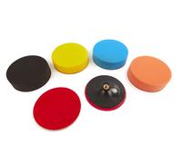 Silverline, 285024, Velcro lucidatura spugna, 6 pezzi, a 150 x 50 mm
