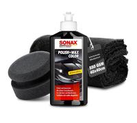 Set di lucidatura per auto Sonax Polish & Wax Color Nero 250ml Lucidante per