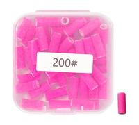 Set di lucidatura per unghie compatte 50 pezzi Nastri abrasivi 180-200 Grit Con Omicidi Strumento di Cura Per E Salone Lucidante Unghie