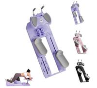 Set di macchina per gattonare, macchina Twist Stretch e toner per addominali con contatore LED, regolazione a 3 livelli, per allenamento completo della schiena e supporto lombare, attrezzatura da