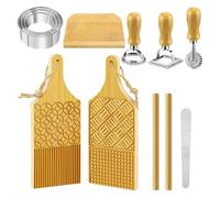 Set di macchine per pasta - Ruota taglia-ravioli, stampo per pressa per pasticceria | Preparazione della pasta artigianale, attrezzatura per la cottura, formazione di gourmet, collezione di