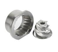 Set Di Macine Coniche 48mm, Compatibile Con Delonghi, KG521M, Compatibile Con Brevil, BES86XL/B, Compatibile Con Rommelsbacher, EKM 300, Pezzi Di Ricambio Di Ricambio for Macchine Da Caffè