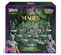 Set di Maghi - Stregoni, Stregoni Neri, Stregoni per Personaggi Eroi, Giocatori, PNG per Miniature DND Bulk I 28mm Dungeon Dragons D&D Miniatures I Mini DND D&D Figure I Pathfinder, Daggerheart, Realm
