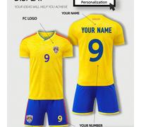 Set di maglia e pantaloncini da calcio personalizzati della nazionale colombiana per la stagione 25/26, maglia da casa, tessuto traspirante, regalo per tifosi adulti di calcio L,M,S,XL,XXLTessuto in m