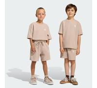 Set di magliette corte in waffle Stone Khaki 5-6A
