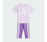 adidas Bébé fille ESSENTIALS T-SHIRT SET, ice lavender/white, 2-3 Years