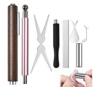 Set Di Magneti Per Unghie French - Kit Di Strumenti Magnetici Da 8 Pezzi, Accessorio Per Di Precisione Forte, Strumento Per Manicure Professionale Per Salone Di Casa | Per Donne Ragazze Princ