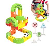 Set Di Magnetico - Grandi Giocattoli Magnetici da Costruzione,Set Di Binari Per Motorizzato - Per Bambini Ragazze Asilo Scuola Materna Aula Casa Sala Giochi Asilo Natale Compleanno Festa