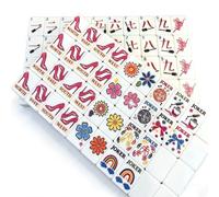 Set di Mahjong americano in acrilico, borsa per il trasporto, 4 supporti | 4 dadi, 4 strati, portatile, da viaggio, for riunioni, feste, campeggio, set completo Ma Jong(Pink)