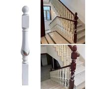Set di mandrini di ricambio per scale in legno moderno minimalista, eleganti balaustre per atterraggio e scale inclinate, migliorano l'arredamento della casa e facili da installare