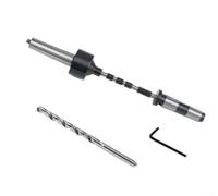 Set di mandrini rotanti MT2 da 7 mm, in acciaio inox, per tornio mt2, 7 mm, mandrino di precisione da 7 mm, per tornitura del legno, set di mandrini in acciaio temprato per mt2 con punta da 7 mm