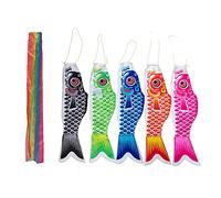 Set Di Maniche A Vento Con Carpe Koi Nobori In Stile Giapponese Maniche A Vento Colorate Koinobori Pesci Anime Carpe Bandiere A Forma Di Aquilone Decorazioni Da Appendere(70cm)