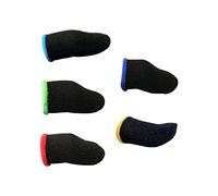 Set di manicotti per dita in fibra di carbonio, traspiranti, 5 pezzi, 3 cm
