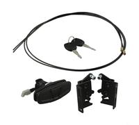 Set di maniglie e chiavistelli di ricambio per Leer Truck Cap e Tonneau Covers 83514 83515 con chiavi e cavo per meccanismo di bloccaggio sicuro